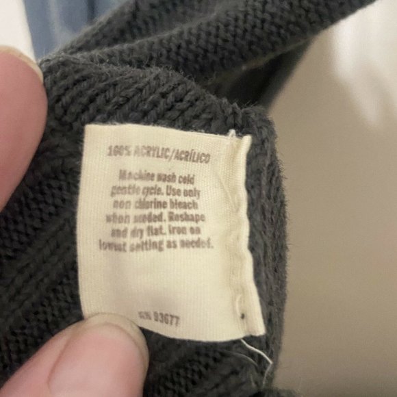 Decree Short Sleeve Sweater Tunic Gray Size Large - Picture 4 of 5